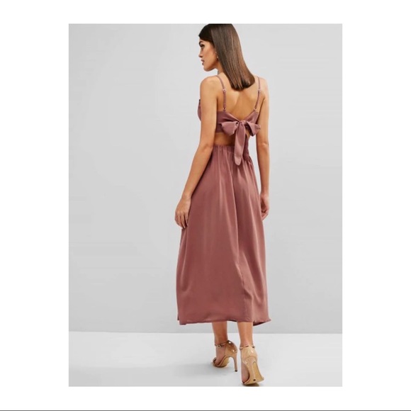 NWT* ZAFUL Knotted Button Cami Top & Skirt Set, Size S - Picture 2 of 13